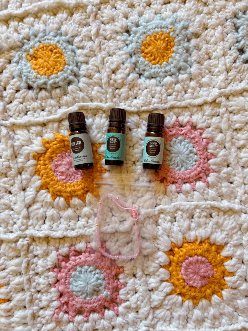 The Self Care Bundle – Essential Oils & Rose Quartz Bracelet